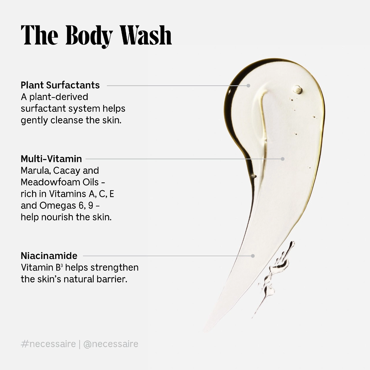 Nécessaire The Body Wash - Eucalyptus, 16.9 oz / 500 mL Refill Size, Vegan - Image 8