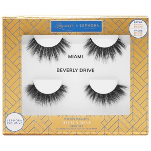 SEPHORA COLLECTION Lilly Lashes x Sephora Collection–The Bestsellers 3D Faux Mink Lash Set - Vegan, Volumizing, Long-wearing, Cruelty-Free