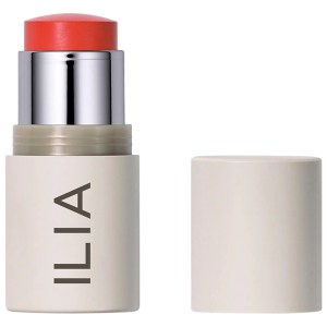 ILIA Multi-Stick Cream Blush + Highlighter + Lip Tint Color: Dear Ruby - Poppy Red