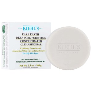 Kiehl's Since 1851 Rare Earth Deep Pore Purifying Concentrated Cleansing Bar 3.5 oz / 100 g Fragrance Free
