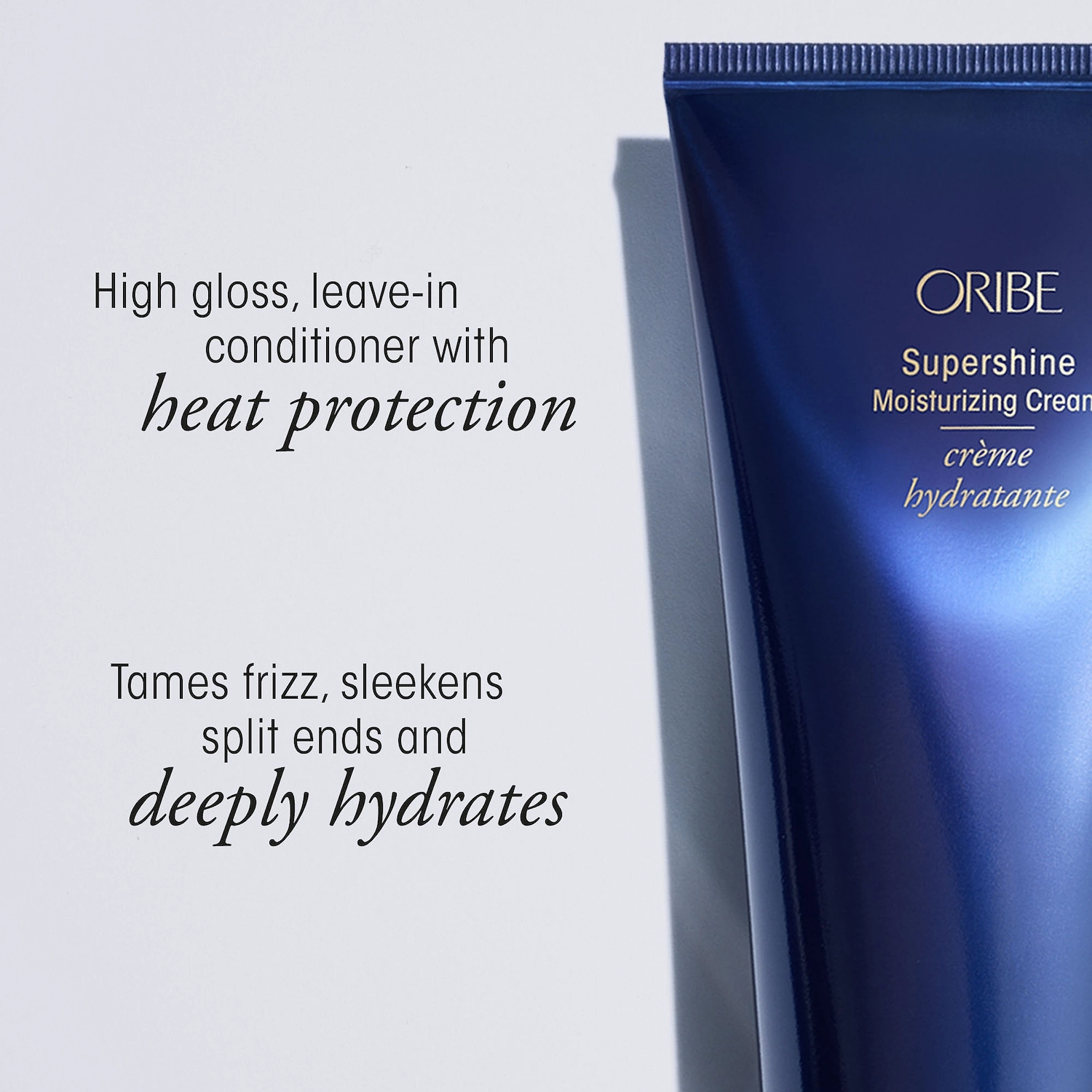 Oribe Supershine Moisturizing Hair Cream 1.7 oz/50 mL Vegan High Shine Finish Hydrating Frizz Control Dryness UV Protection - Image 6