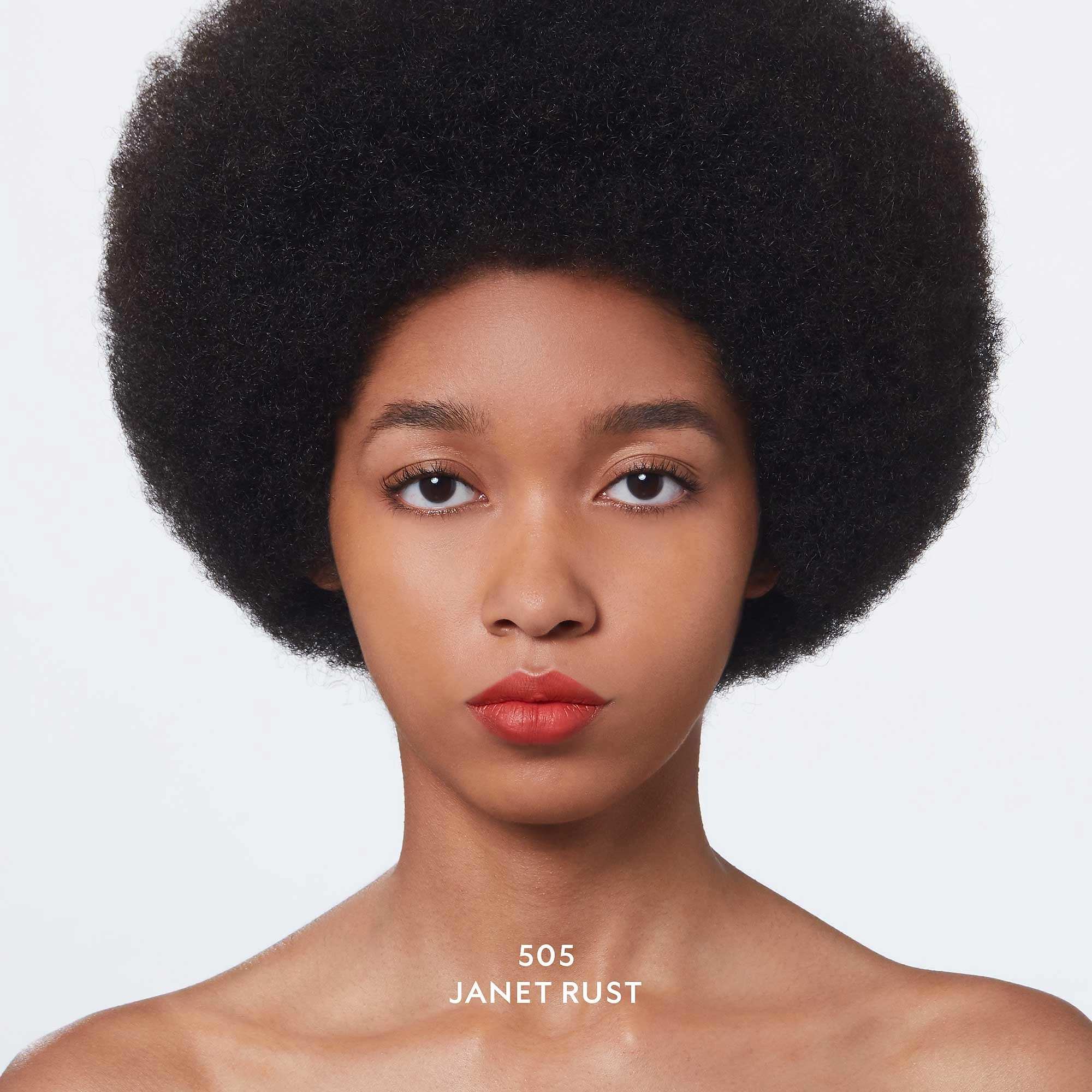 Gucci Transfer-Proof Matte Liquid Lipstick Color: 505 Janet Rust - Soft Matte Red Lipstick - Image 5