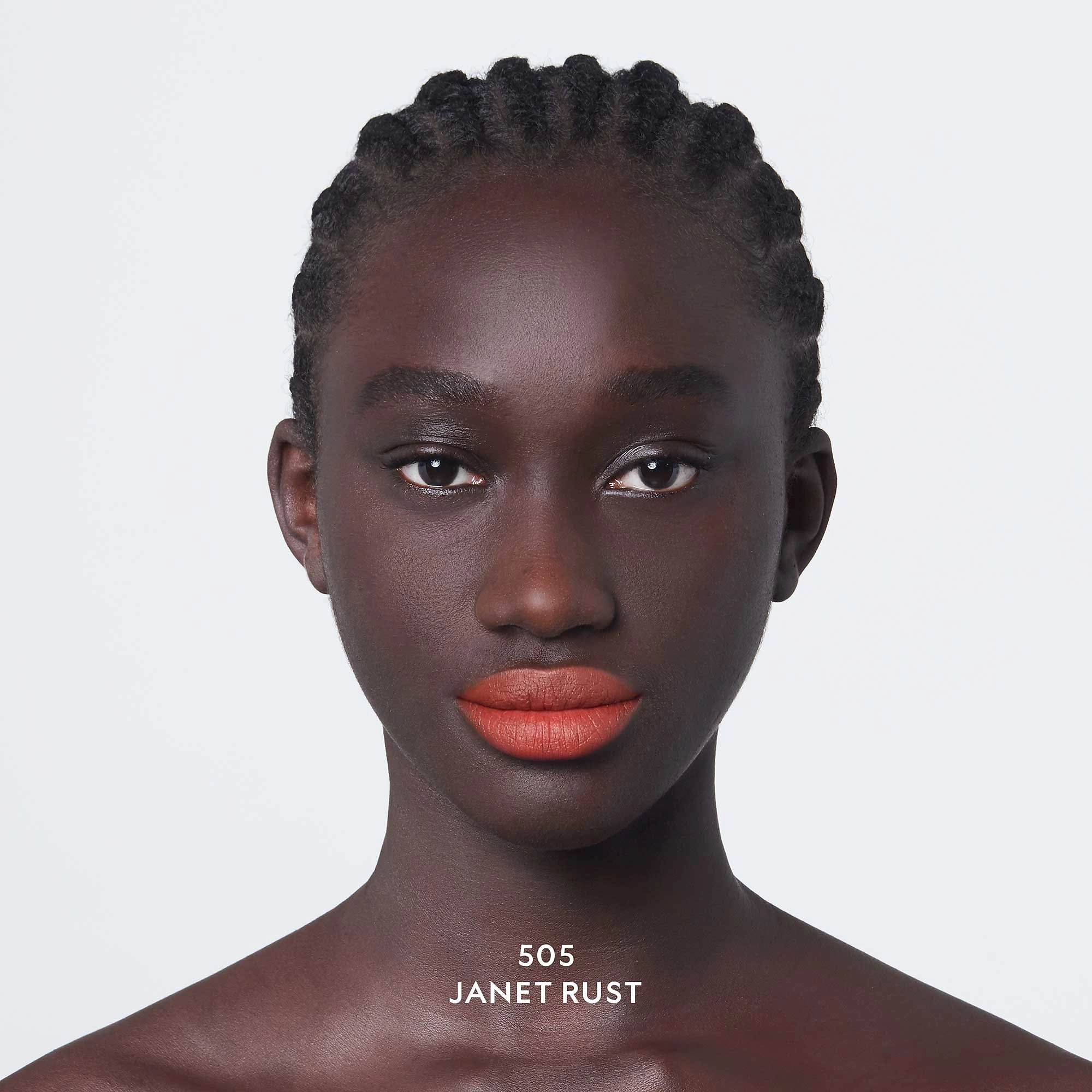 Gucci Transfer-Proof Matte Liquid Lipstick Color: 505 Janet Rust - Soft Matte Red Lipstick - Image 7