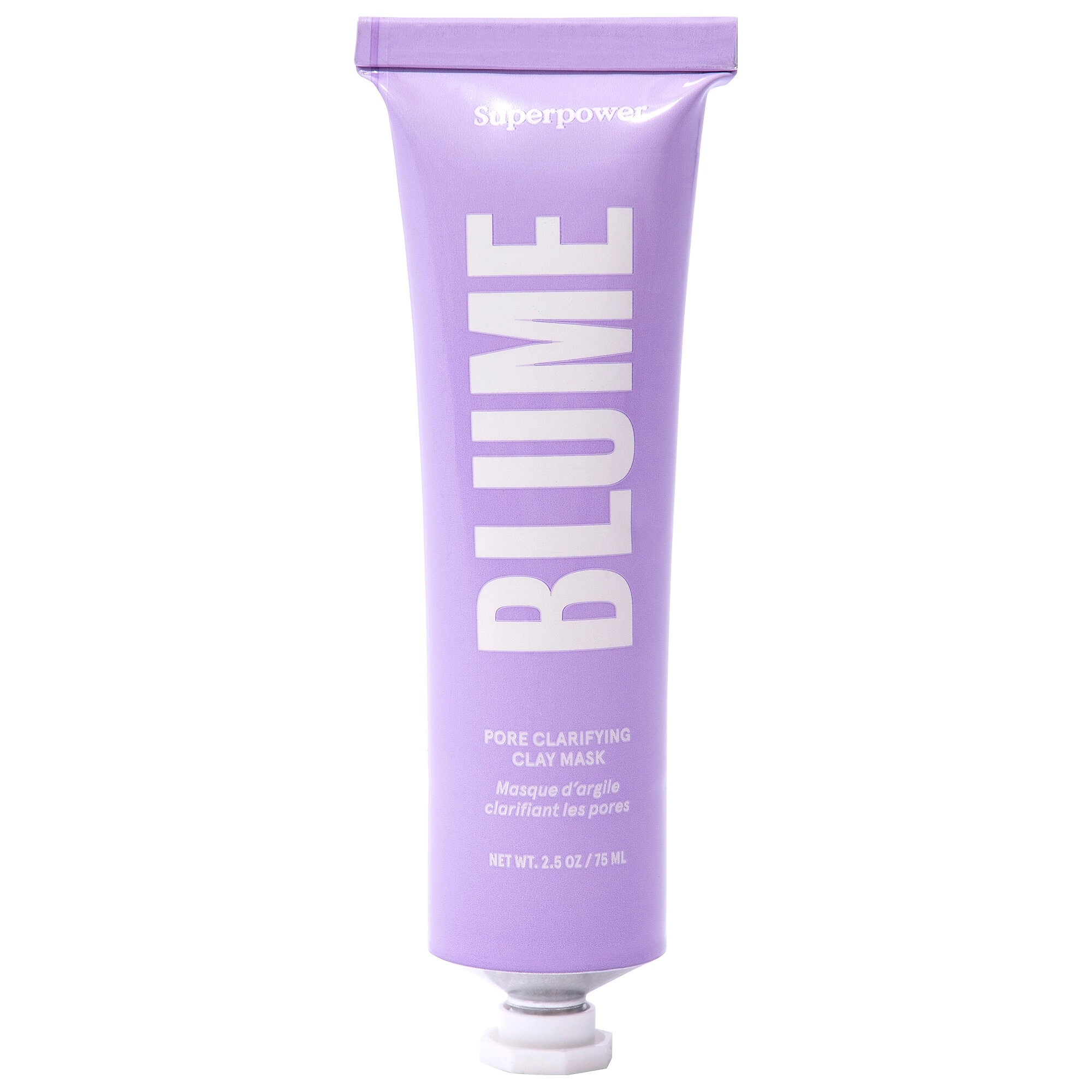 Blume Superpower Clay Mask 2.6 oz/75 mL Vegan - Uneven Texture, Pores, Acne/Blemishes
