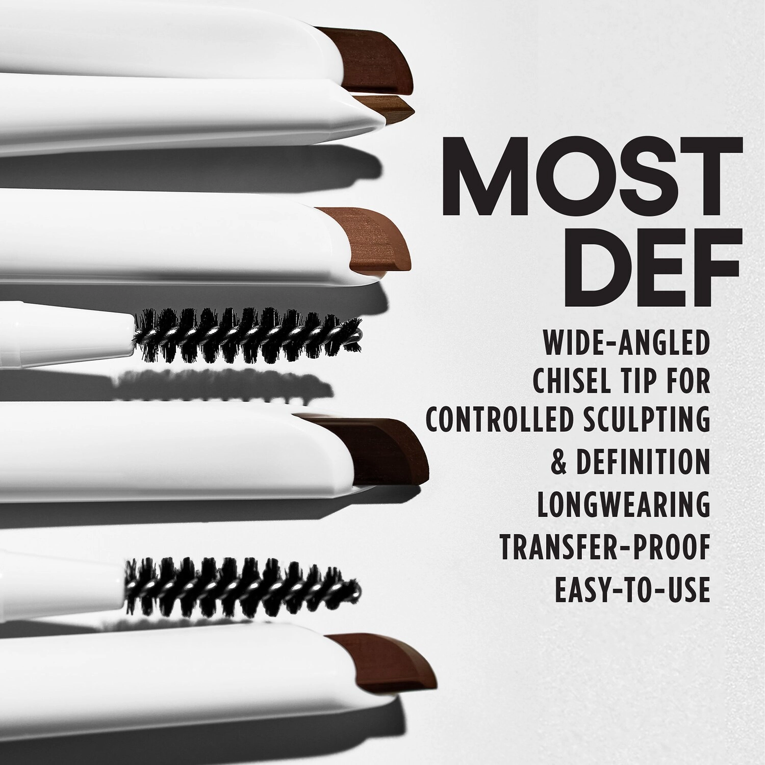 GXVE BY GWEN STEFANI Most Def Clean Instant Definition Sculpting Eyebrow Pencil Color: 7 - Cool Black - Image 8