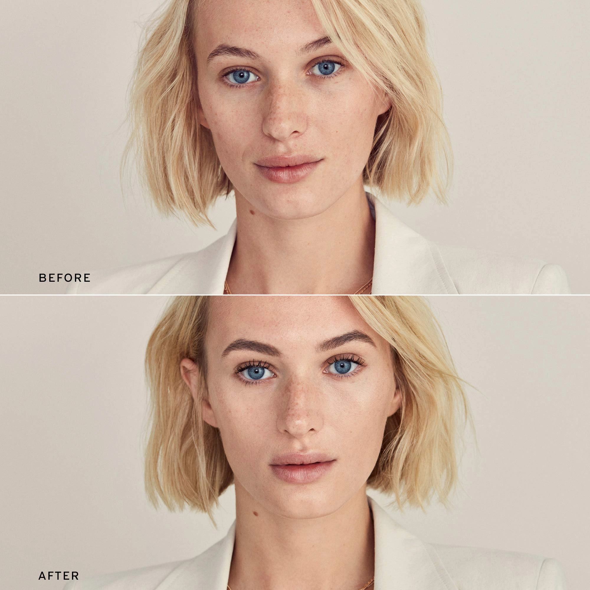 MERIT The Minimalist Perfecting Complexion Foundation and Concealer Stick Color: Cream - Fair with Warm Undertones - Image 2