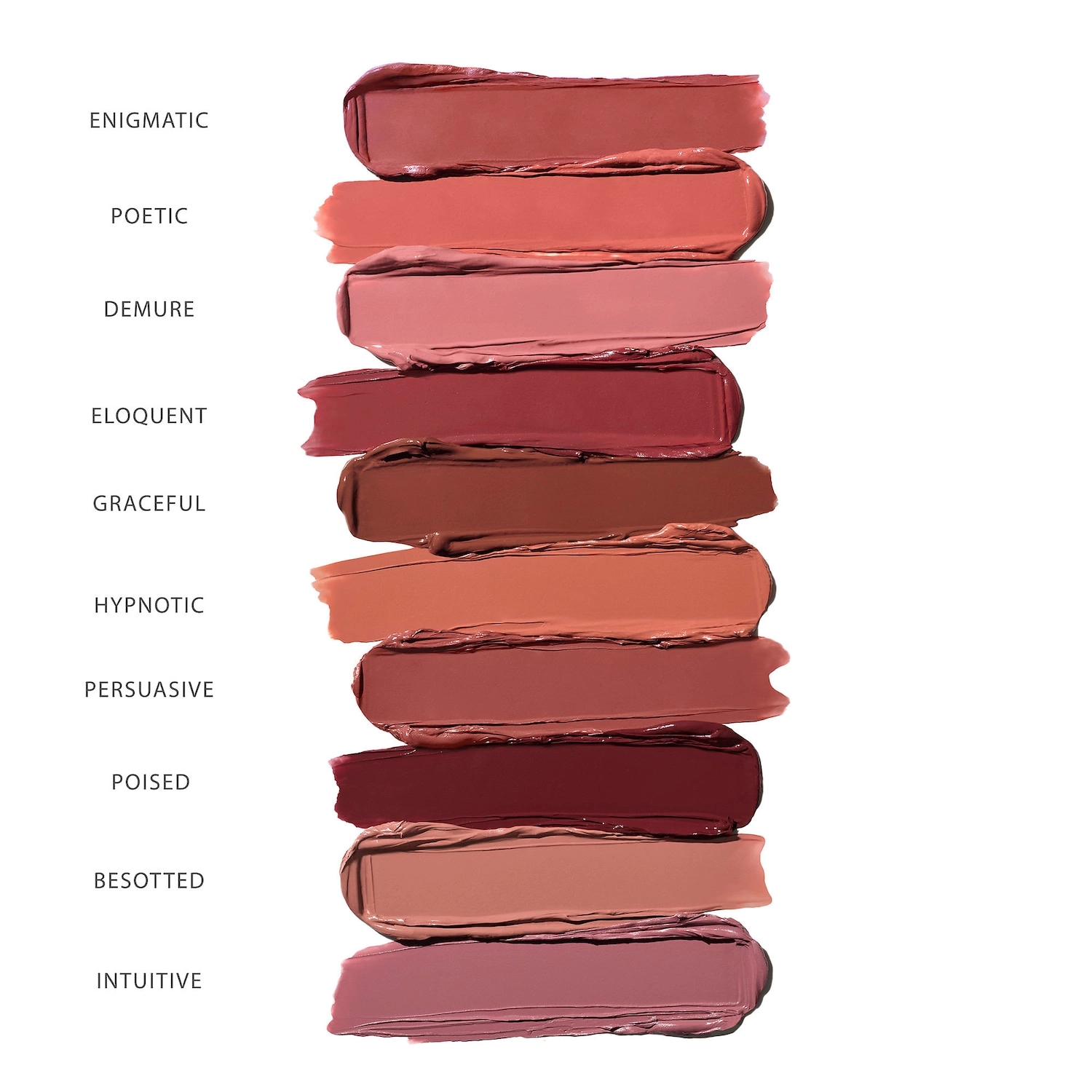 ROSE INC Satin Lip Color Refillable Hydrating Lipstick - Poised, Deep Brick - Image 11