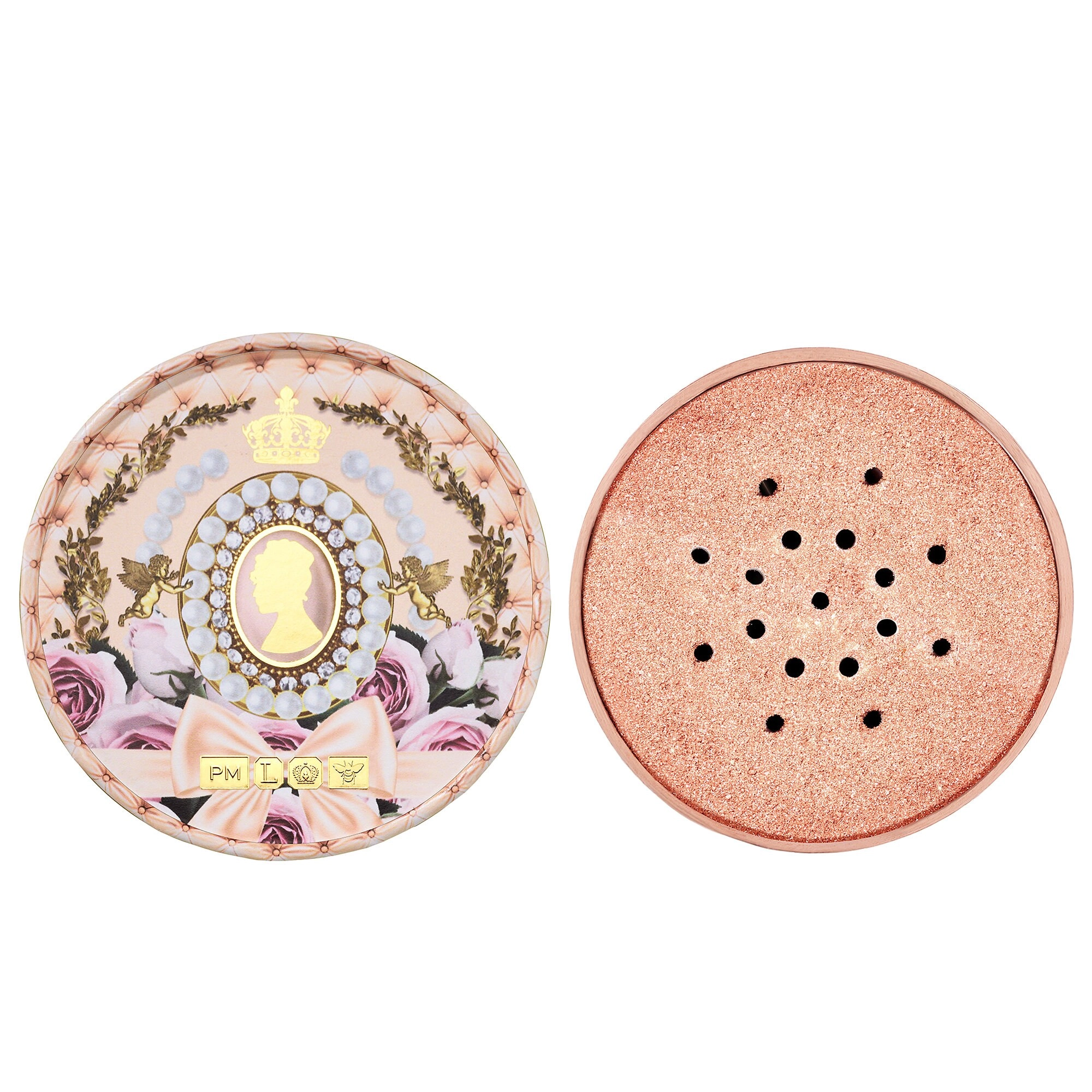 PAT McGRATH LABS Bridgerton Skintillating Diamond Body Shimmer Powder - Pale Moon Platinum Pink with Silver Pearl Sparkle
