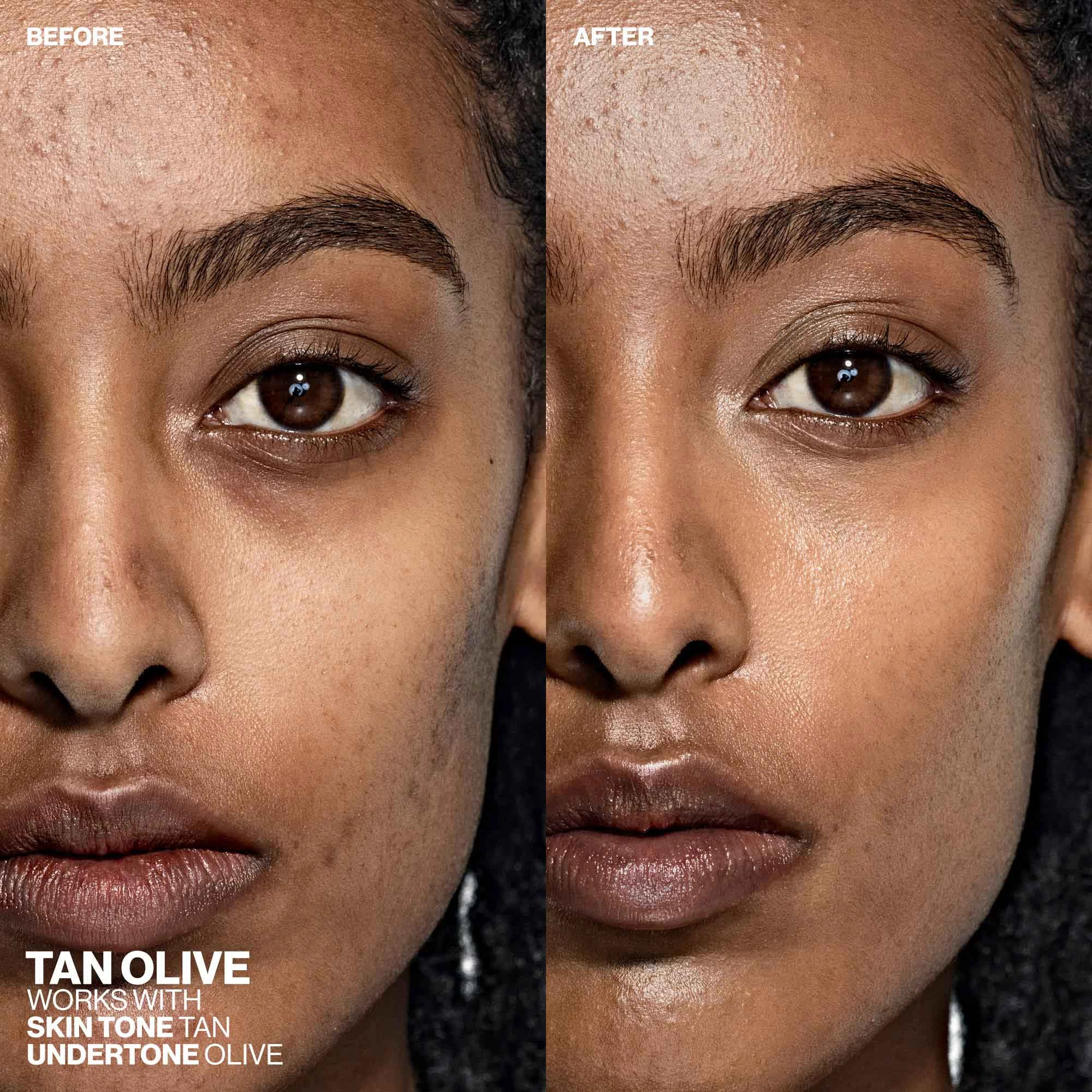 Smashbox Halo Healthy Glow Tinted Moisturizer Broad Spectrum SPF 25 with Hyaluronic Acid - Tan Olive - Image 3