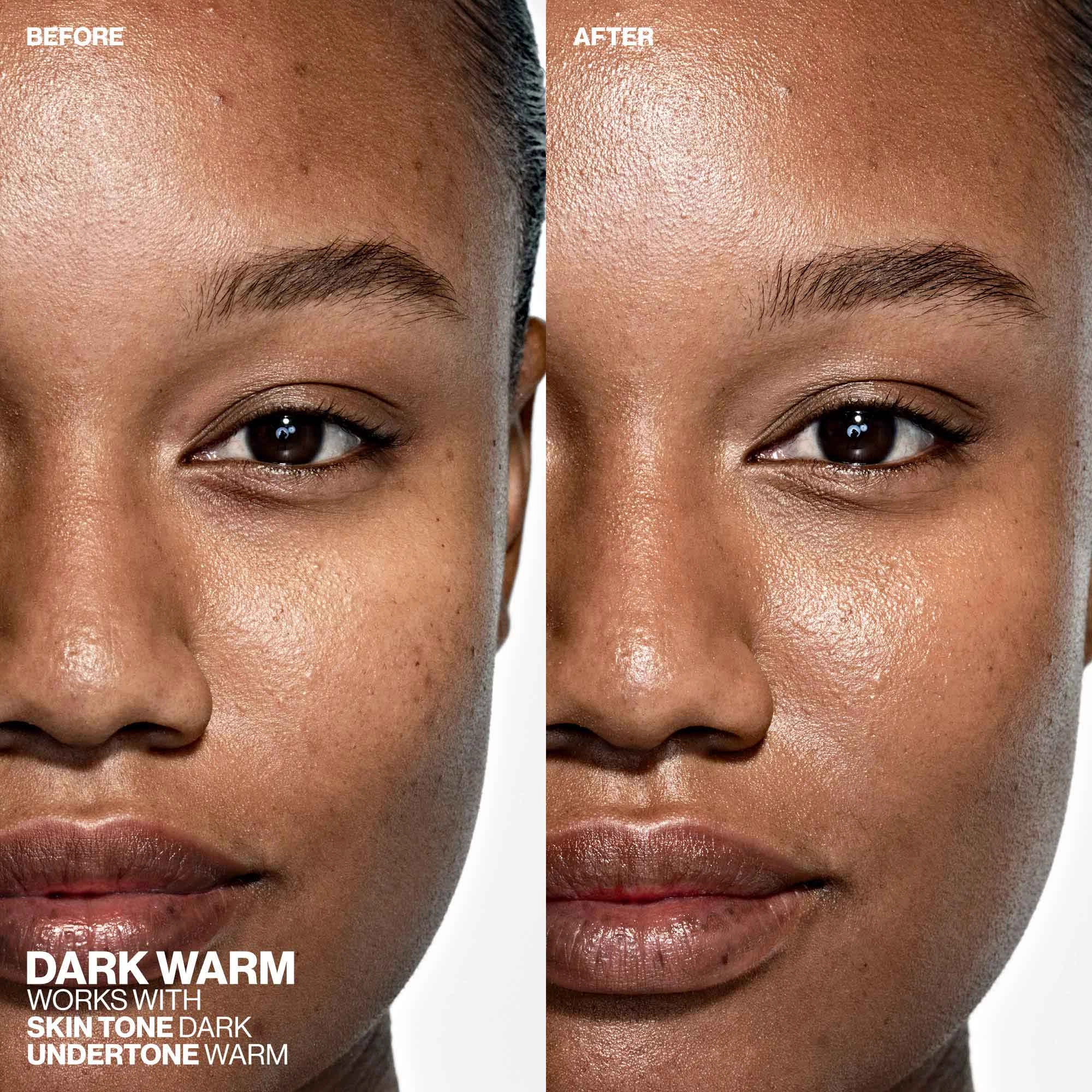Smashbox Halo Healthy Glow Tinted Moisturizer Broad Spectrum SPF 25 with Hyaluronic Acid - Dark Warm - Image 3
