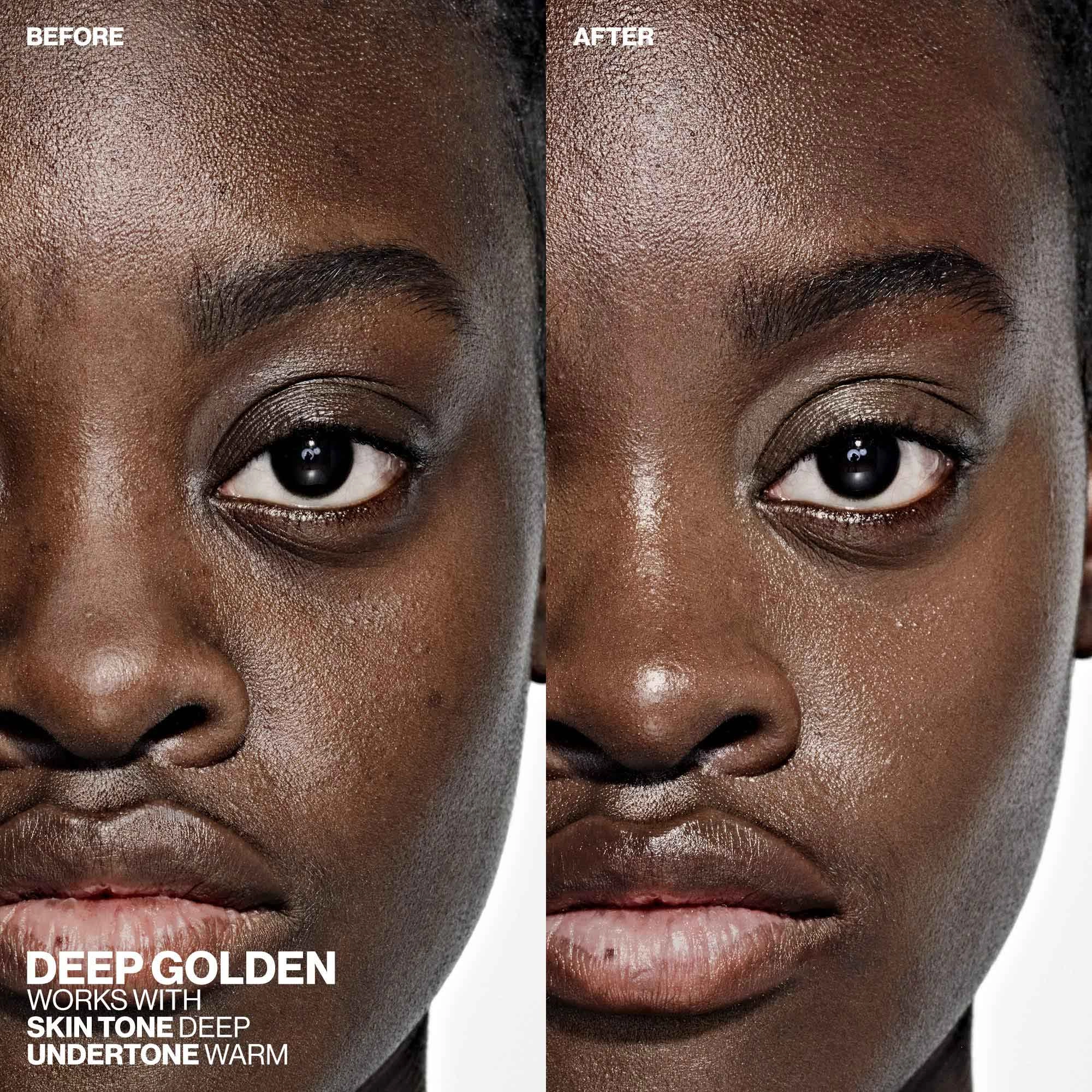 Smashbox Halo Healthy Glow Tinted Moisturizer Broad Spectrum SPF 25 with Hyaluronic Acid - Deep Golden - Image 3