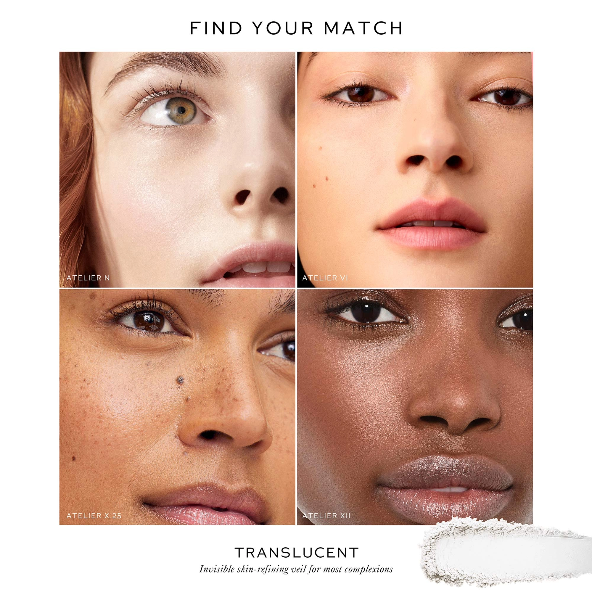 Westman Atelier Vital Pressed Skincare Blurring Talc-Free Setting Powder - Translucent Vegan Formula - Image 6