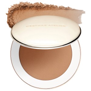 Westman Atelier Vital Pressed Skincare Blurring Talc-Free Setting Powder Color: Dune - for Tan Complexions
