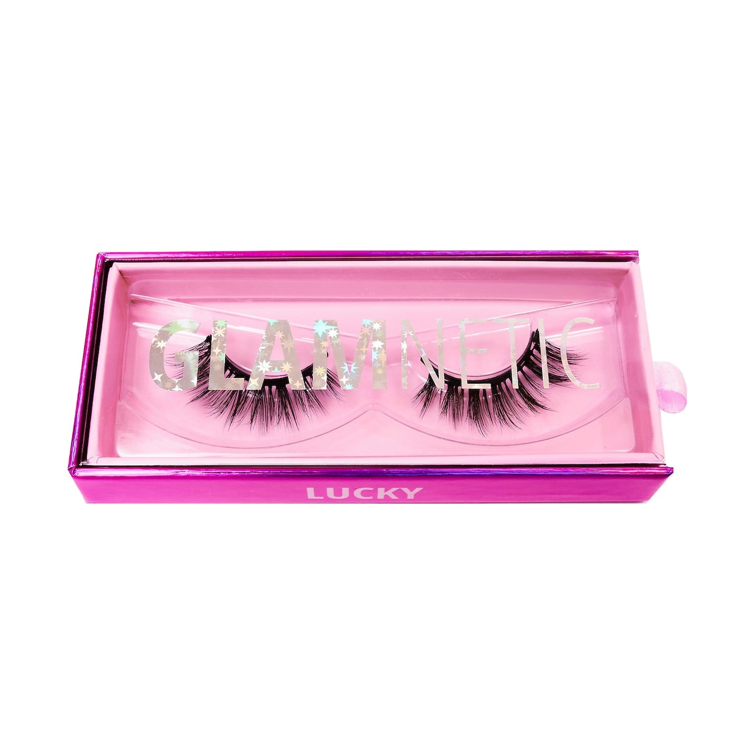 Glamnetic Magnetic False Lashes Color: Lucky - Natural Short Winged Cat Eye Lash - Image 2