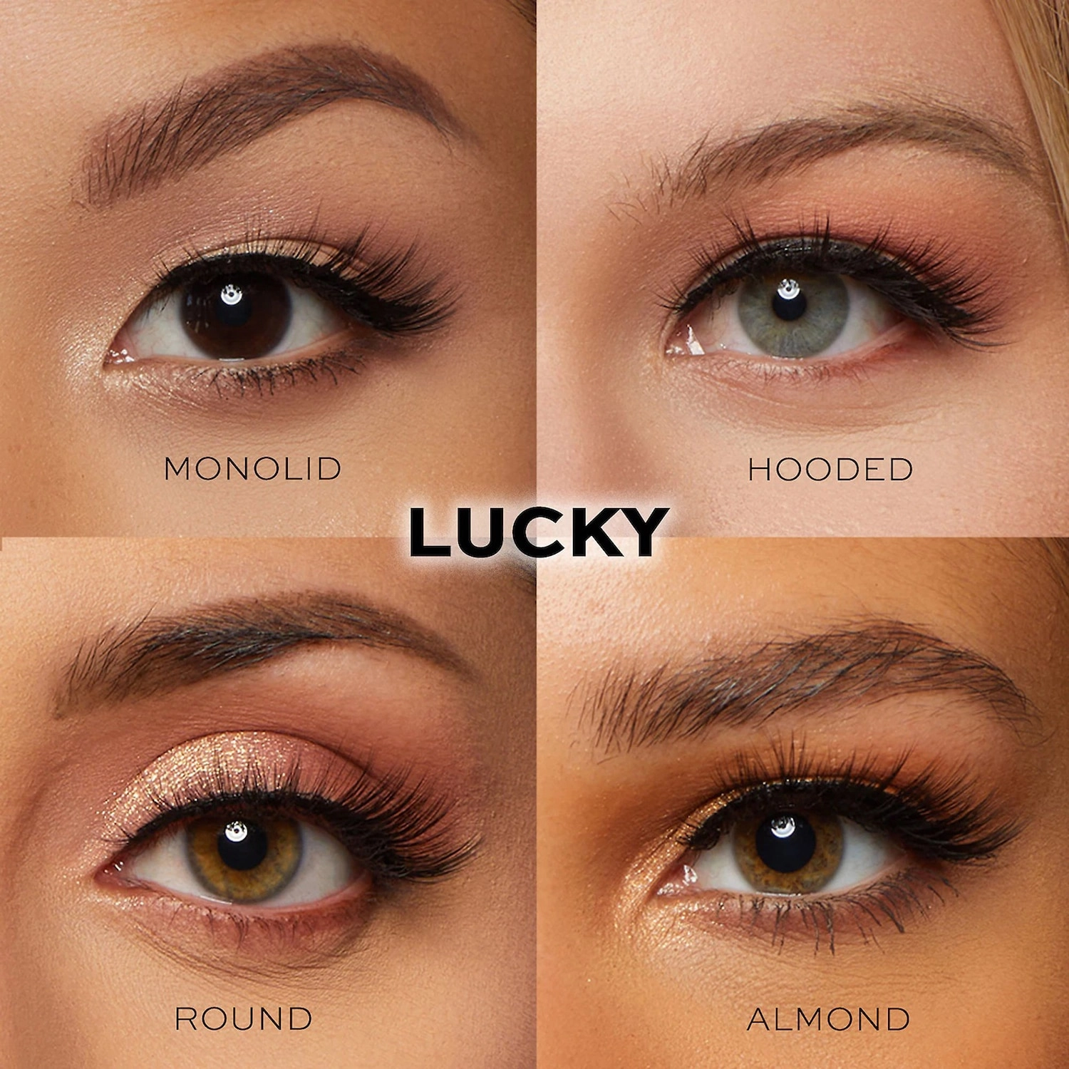 Glamnetic Magnetic False Lashes Color: Lucky - Natural Short Winged Cat Eye Lash - Image 4