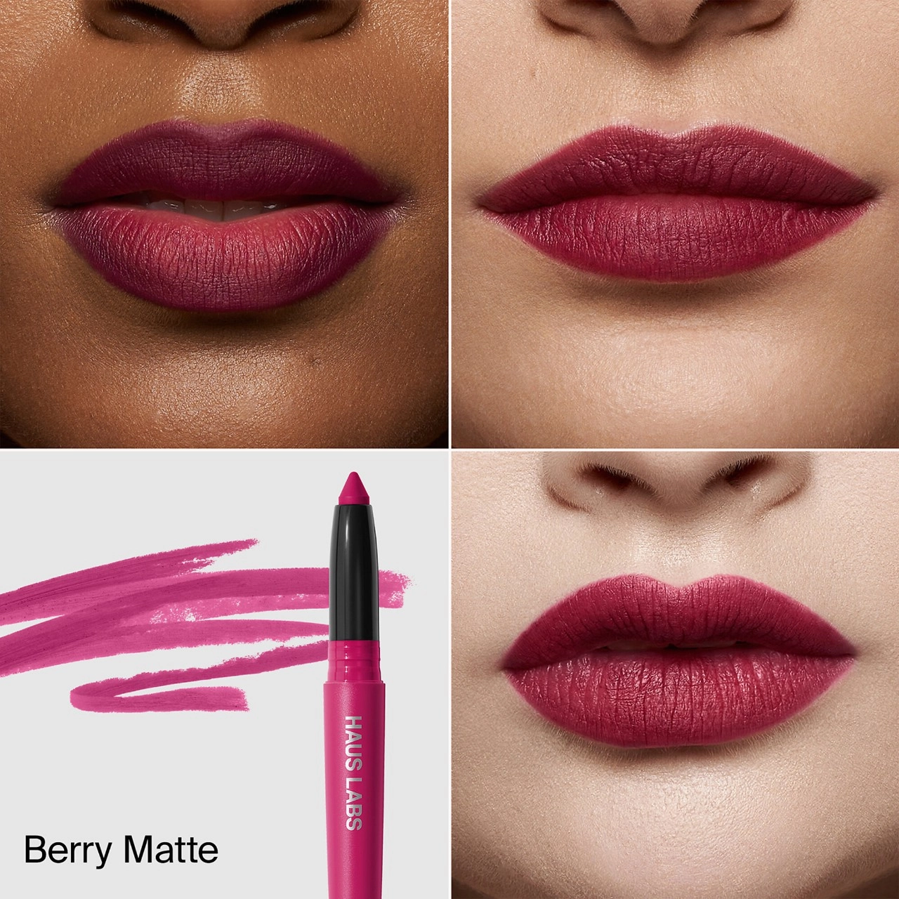 HAUS LABS BY LADY GAGA Le Monster Lip Crayon Vegan Lipstick and Lip Liner - Full Coverage, Hydrating, Clean - Image 2