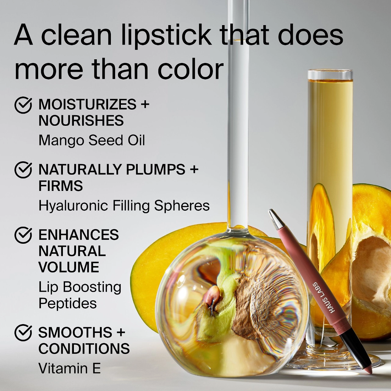 HAUS LABS BY LADY GAGA Le Monster Lip Crayon Vegan Lipstick and Lip Liner - Full Coverage, Hydrating, Clean - Image 5