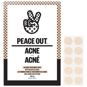 Peace Out Salicylic Acid Acne Healing Dots - 40 Count, Vegan, Beauty Collection