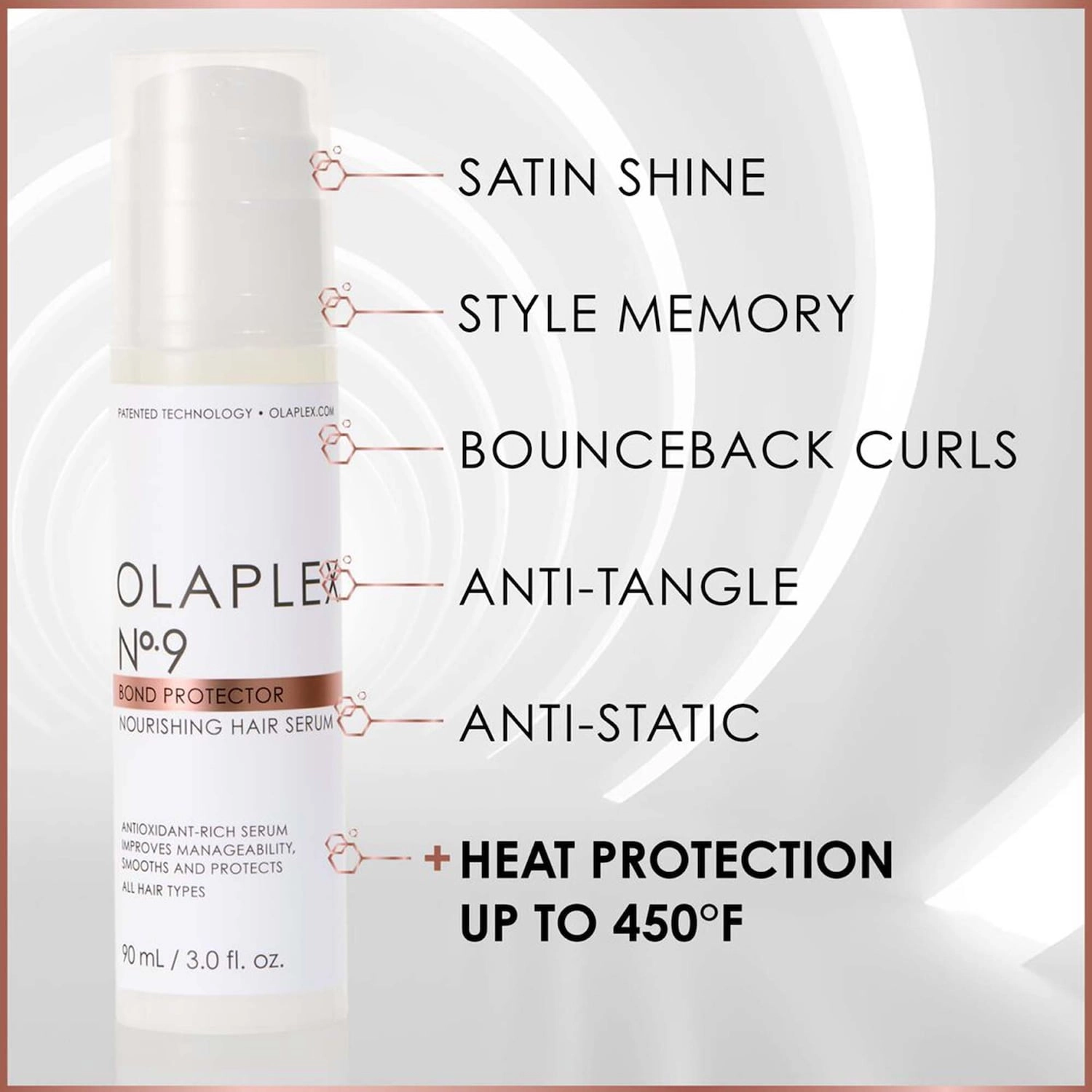 Olaplex No. 9 Bond Protector Nourishing Hair Serum 3 oz / 90 mL - Image 3