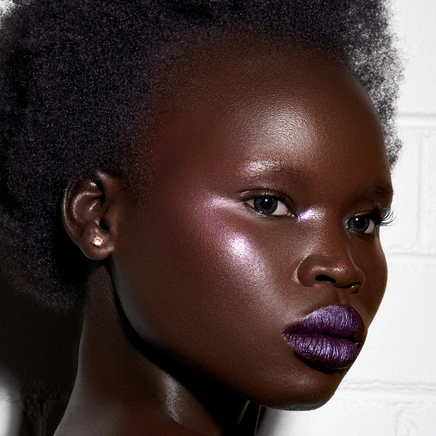 Danessa Myricks Beauty Dew Wet Hydrating and Highlighting Balm Color: Holy Water - Icy Lilac Pink Shimmer - Image 7