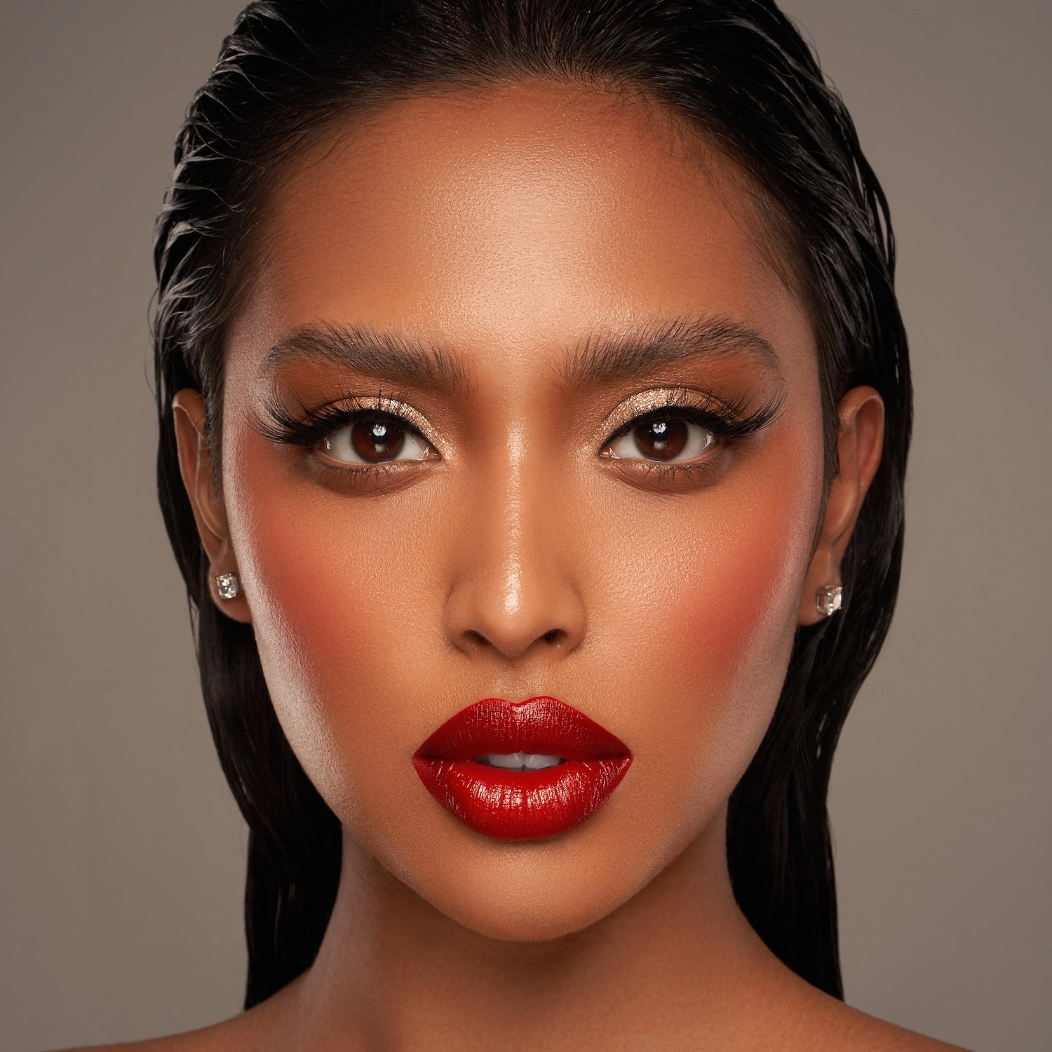 Danessa Myricks Beauty Vision Flush Blush, Eyeshadow and Lip Color in Cherry Bomb - Image 5