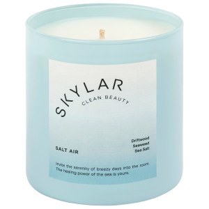 SKYLAR Salt Air Candle 8 oz / 226 g 1-Wick Fresh Aquatics Driftwood Sea Salt Seaweed