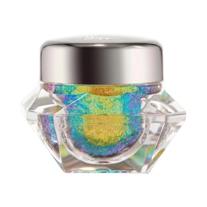 Danessa Myricks Beauty Infinite Chrome Flakes Multichrome Gel for Eyes & Face Color: Lightning Bolt - Chartreuse with Gold Shift