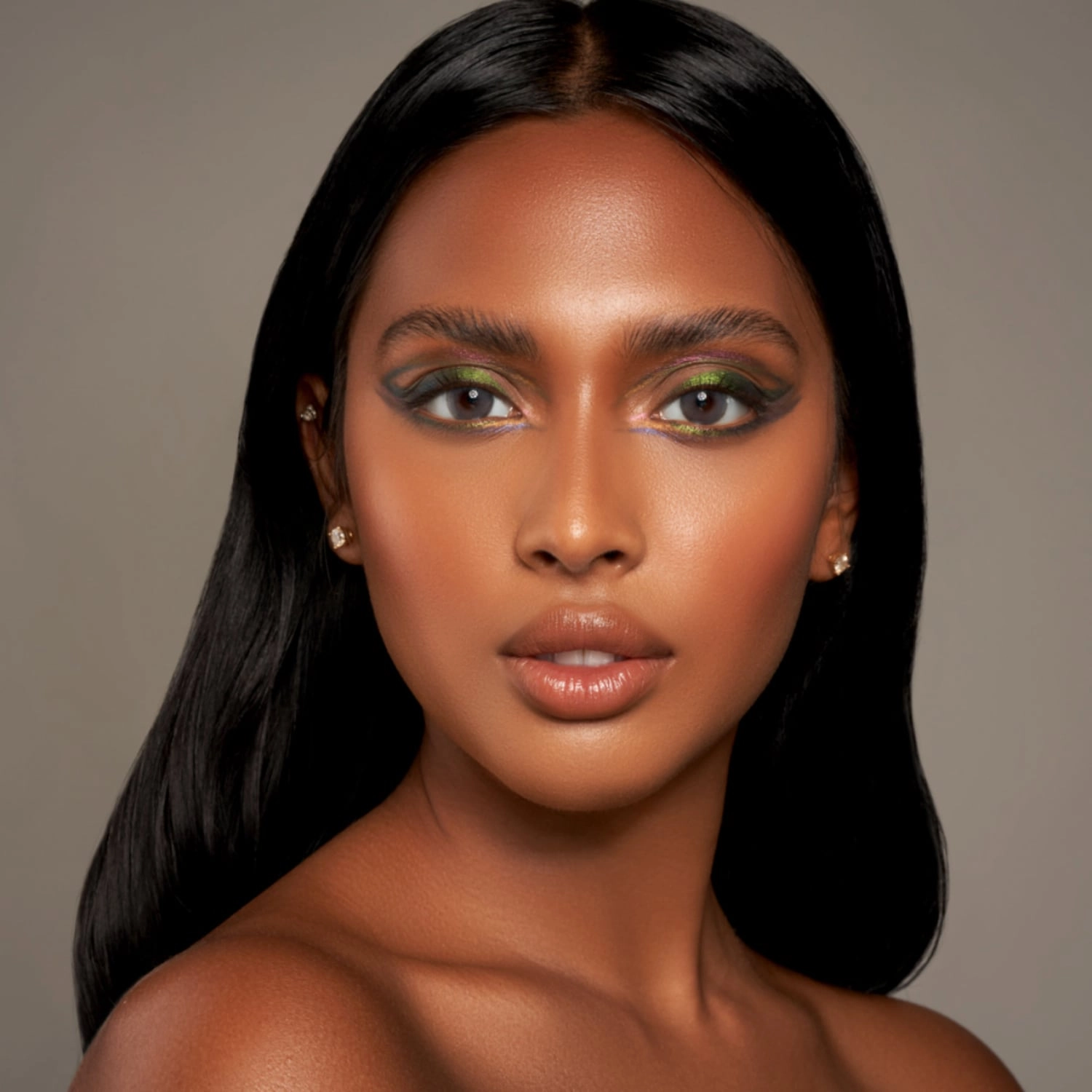 Danessa Myricks Beauty Infinite Chrome Waterproof Micropencil Eyeliner in Lemon Quartz - Gold + Lime Green - Image 4