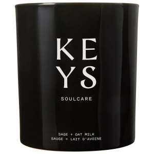Keys Soulcare Sage & Oat Milk Candle 7.5 oz/221 mL Woody & Earthy Scent Vegan Cruelty-Free
