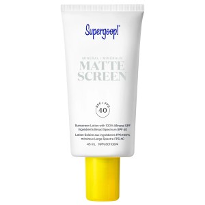 Supergoop! Mineral Mattescreen Sunscreen SPF 40 PA+++ 1.5 oz / 45 mL
