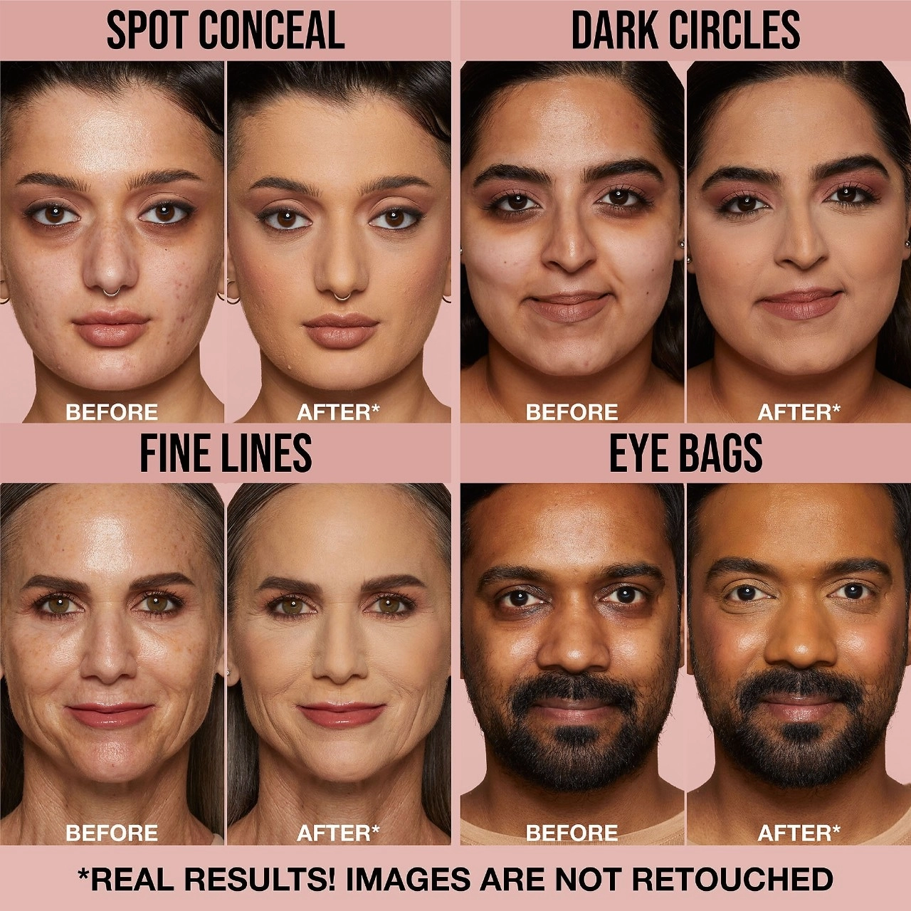 HUDA BEAUTY #FauxFilter Luminous Matte Concealer - Coconut Flakes 2.7 Neutral - Image 4