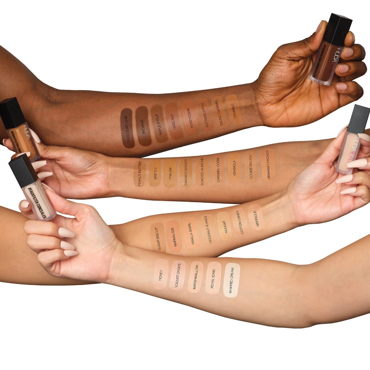 HUDA BEAUTY #FauxFilter Luminous Matte Concealer - Crumble 7.1 Neutral - Image 4