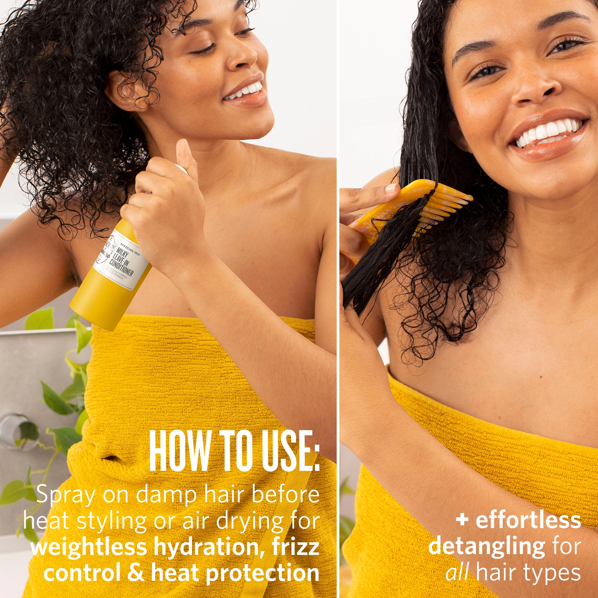Sol de Janeiro Brazilian Joia ™ Milky Leave-In Conditioner 7.1 oz / 210 mL - Frizz Control, Hydration, Heat Protection - Image 7