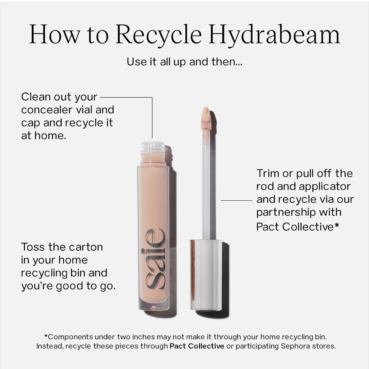 Saie Hydrabeam Brightening + Hydrating Creamy Under Eye Concealer - HB TWO - Image 12