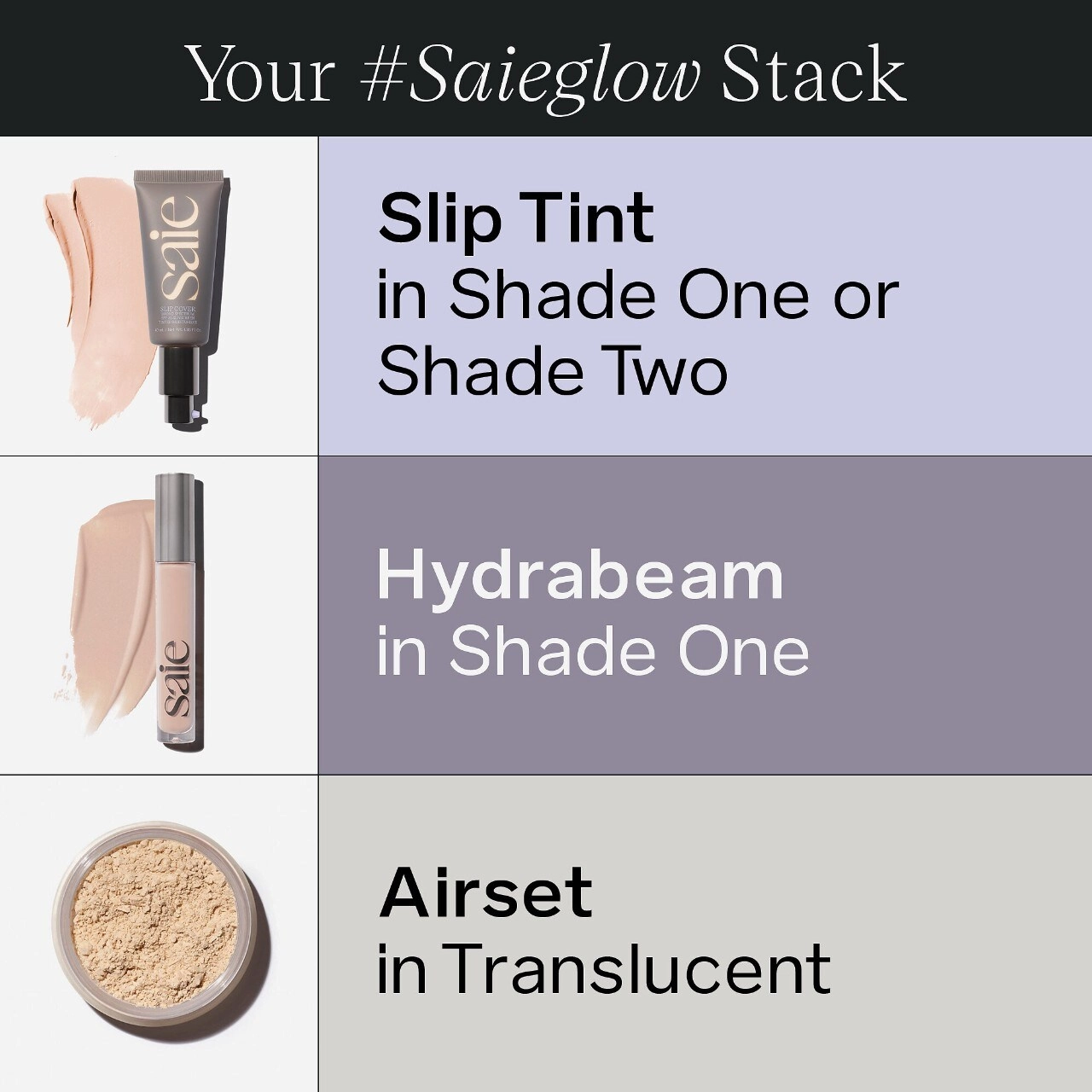 Saie Hydrabeam Brightening + Hydrating Creamy Under Eye Concealer Color: HB ONE - Very Light with Pink Undertones - Image 11