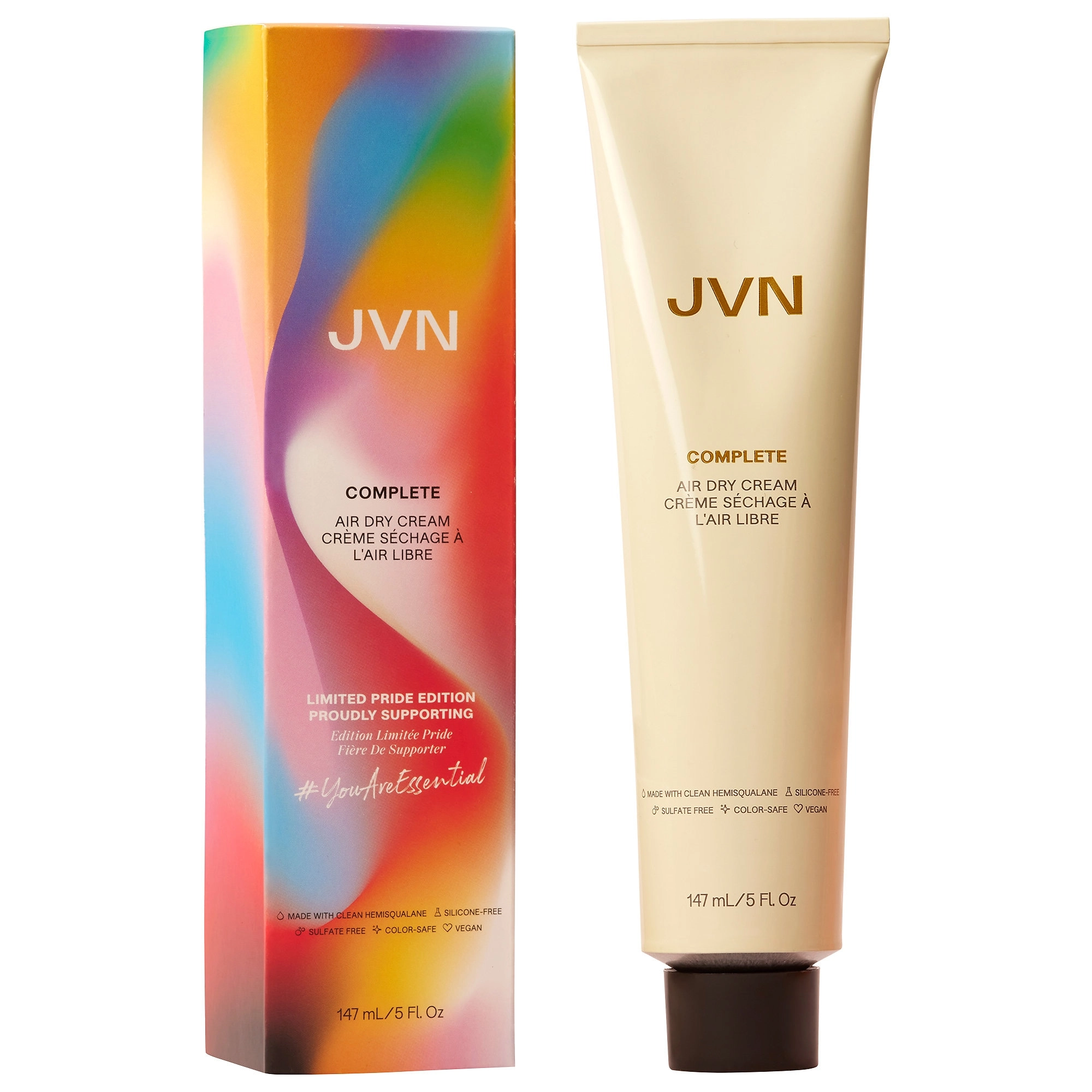 JVN Complete Hydrating Air Dry Hair Styling Cream Size: Pride 5 oz / 147 mL