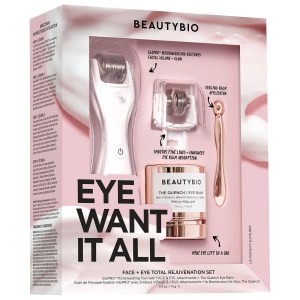 BeautyBio Eye Want It All Face + Eye Microneedling Set