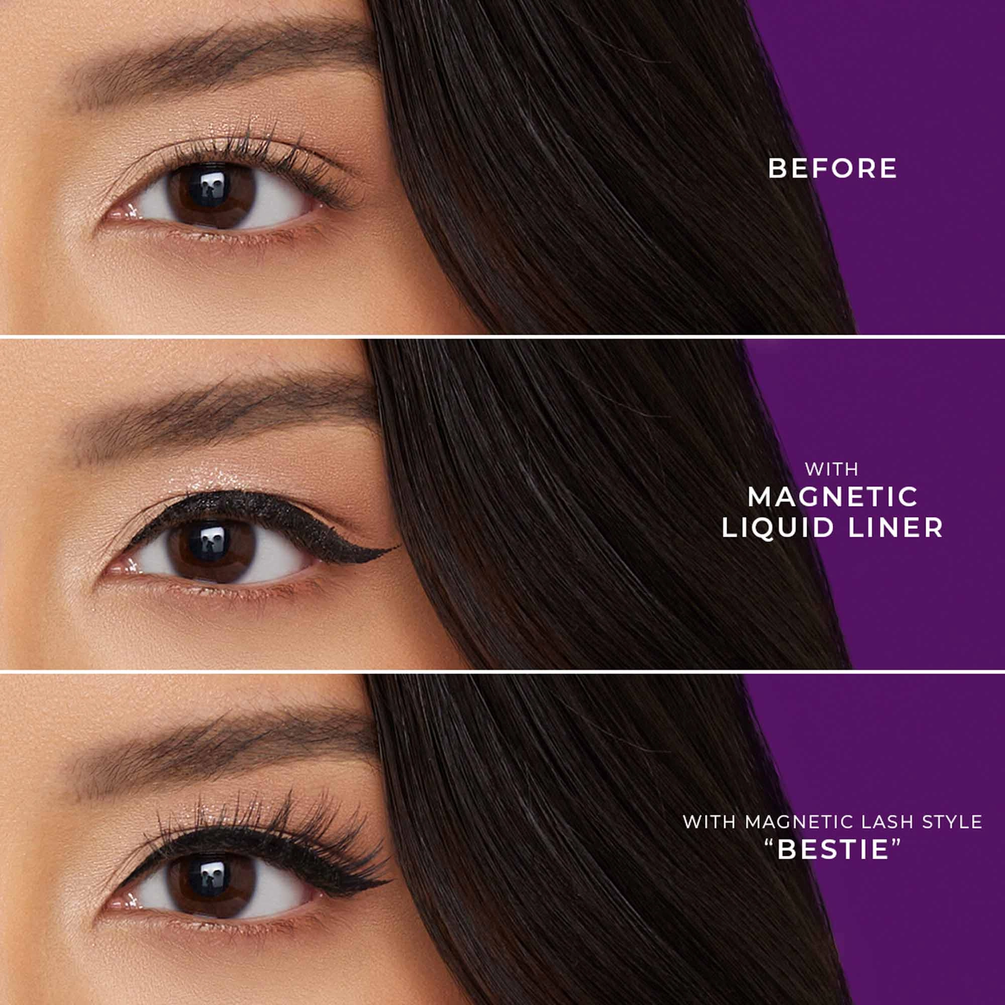 Lilly Lashes Click Magnetic Felt Tip Eyeliner - Vegan, Cruelty-Free, Waterproof - Image 2