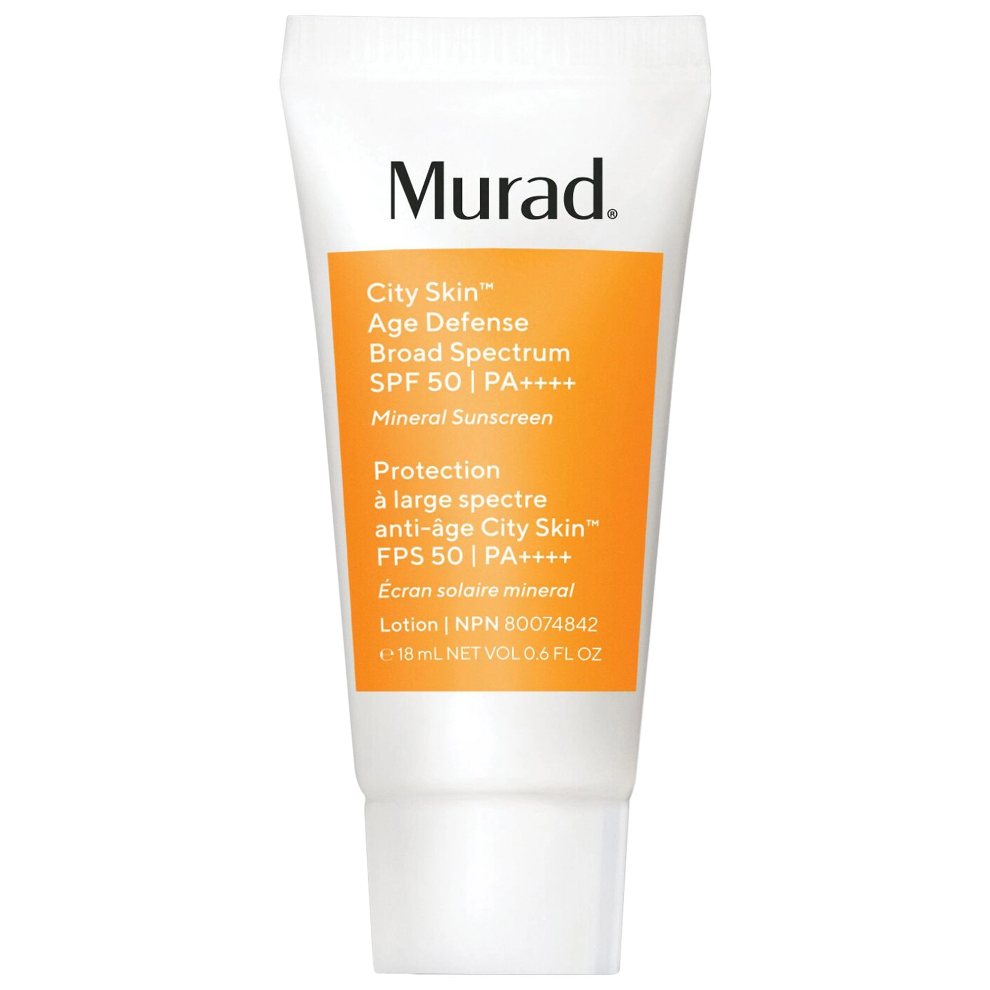Murad City Skin Age Defense Broad Spectrum SPF 50 | PA++++ Size: 6 oz / 18 mL