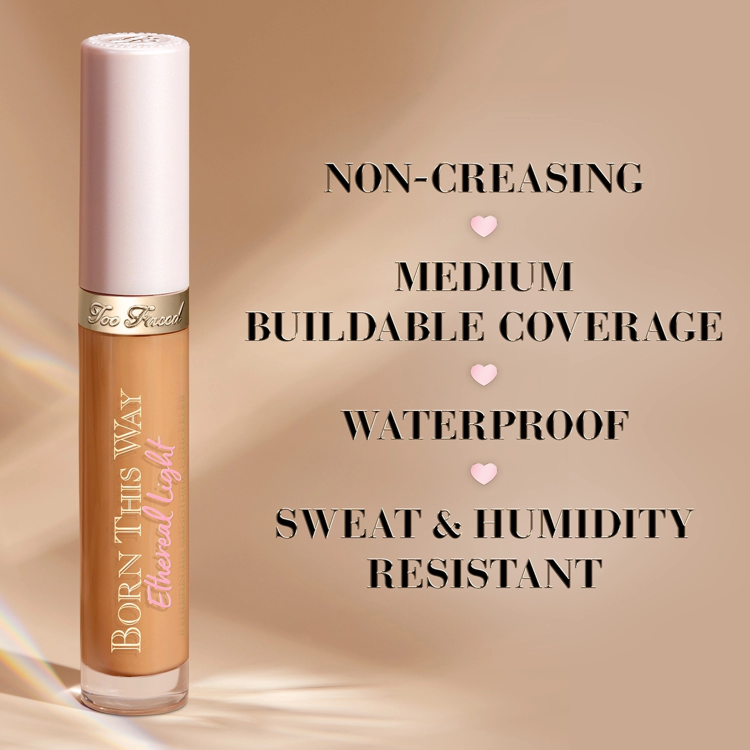 Too Faced Born This Way Ethereal Light Smoothing Concealer Color: Pecan - Image 10