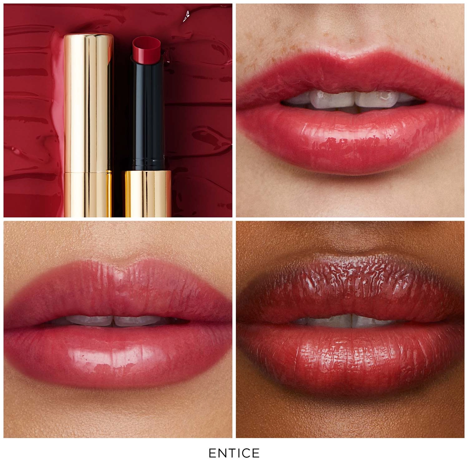 Hourglass Phantom Volumizing Glossy Lip Balm - Entice, Bright Fuschia Color - Image 4