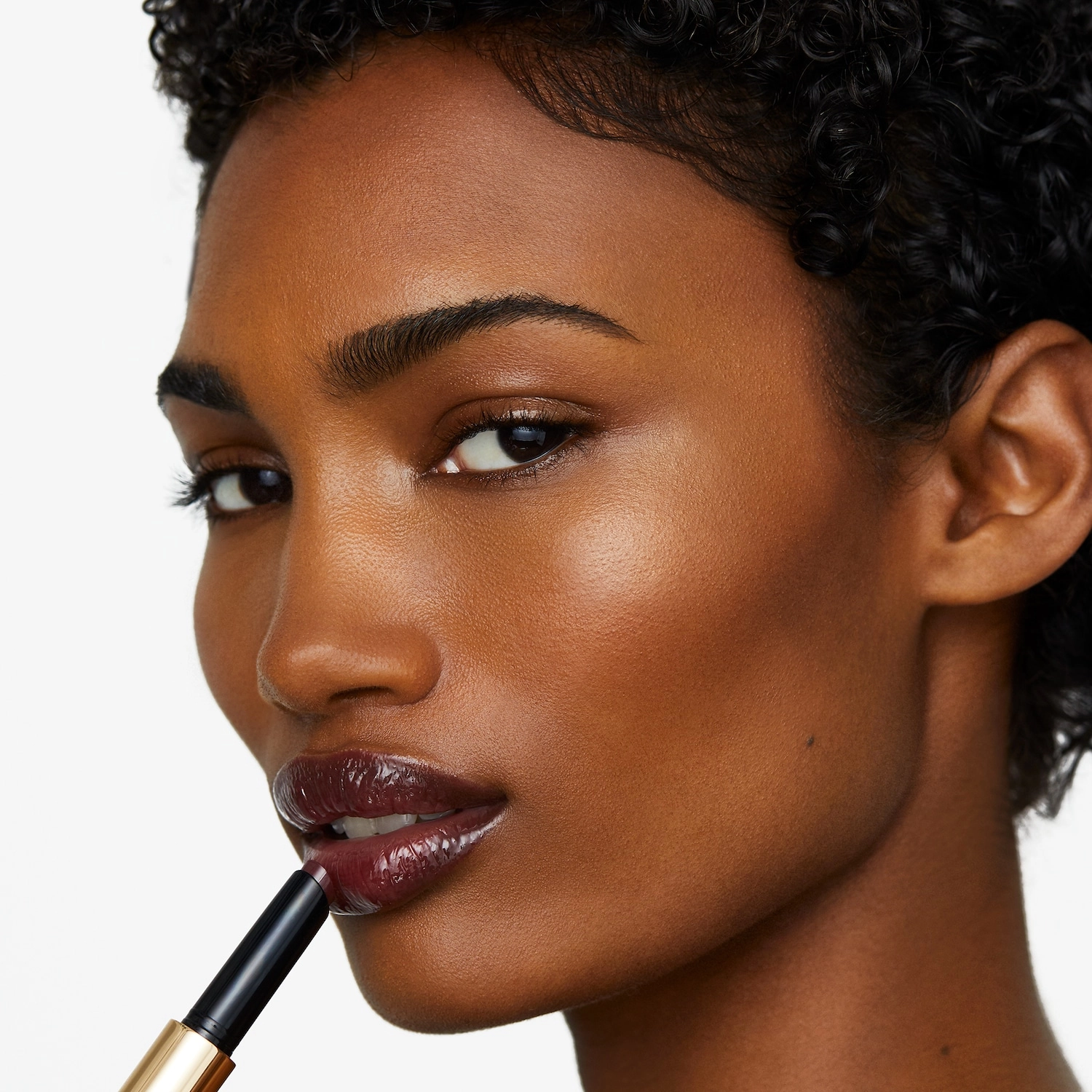 Hourglass Phantom Volumizing Glossy Lip Balm - Entice, Bright Fuschia Color - Image 8