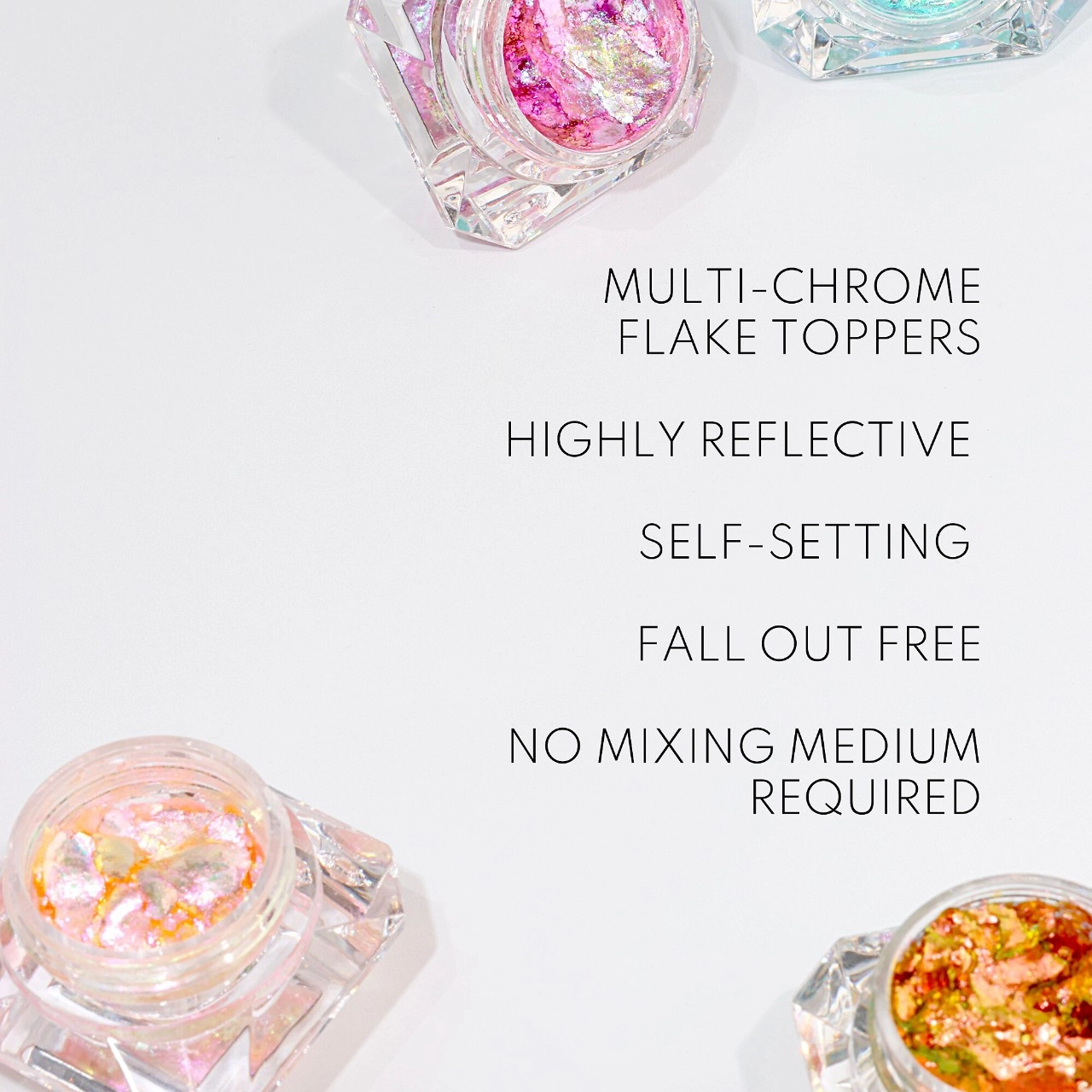 Danessa Myricks Beauty Infinite Chrome Flakes Multichrome Gel for Eyes & Face - Monarch - Image 7