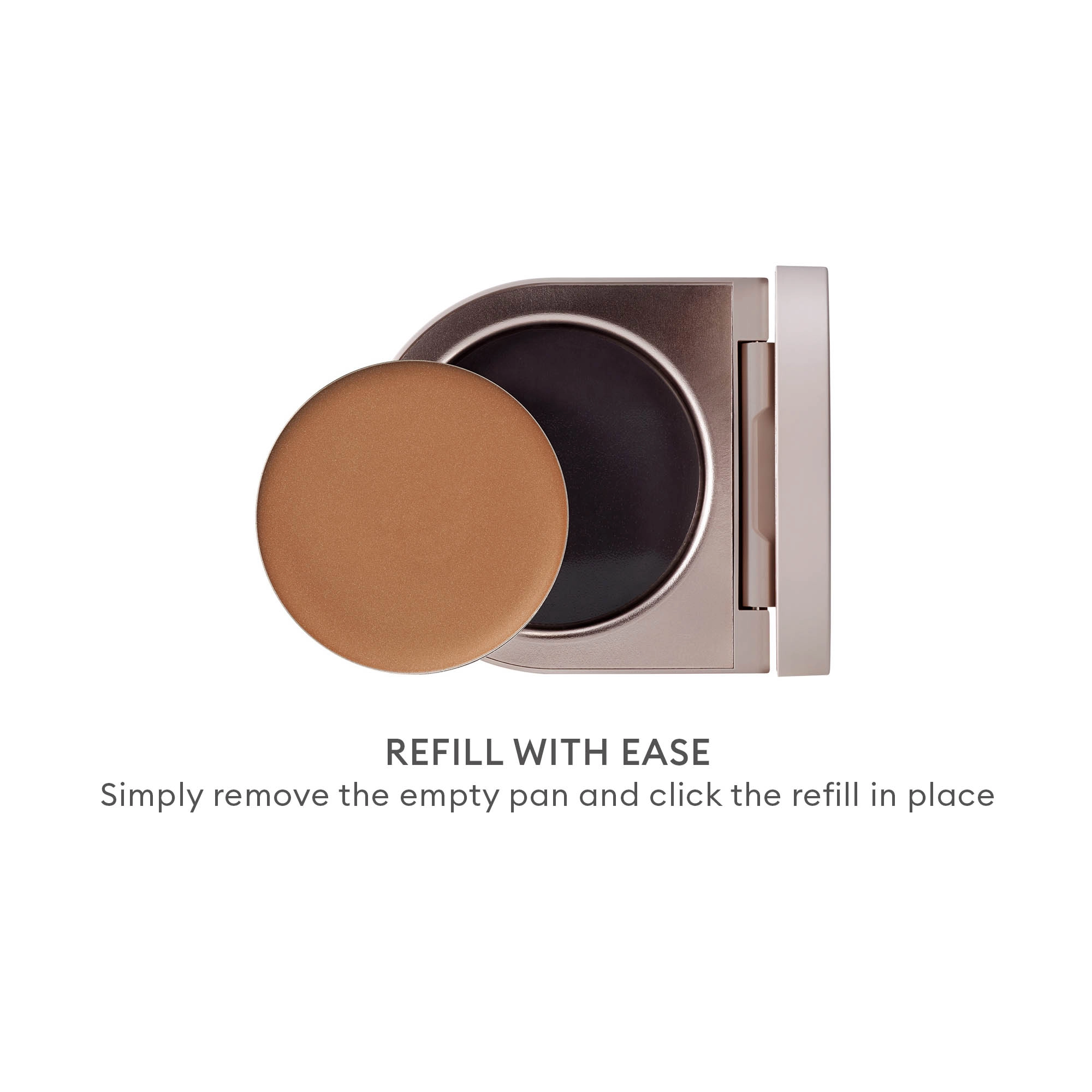 ROSE INC Solar Radiance Hydrating Cream Highlighter - Lustrous Refill, Rich Copper - Image 2