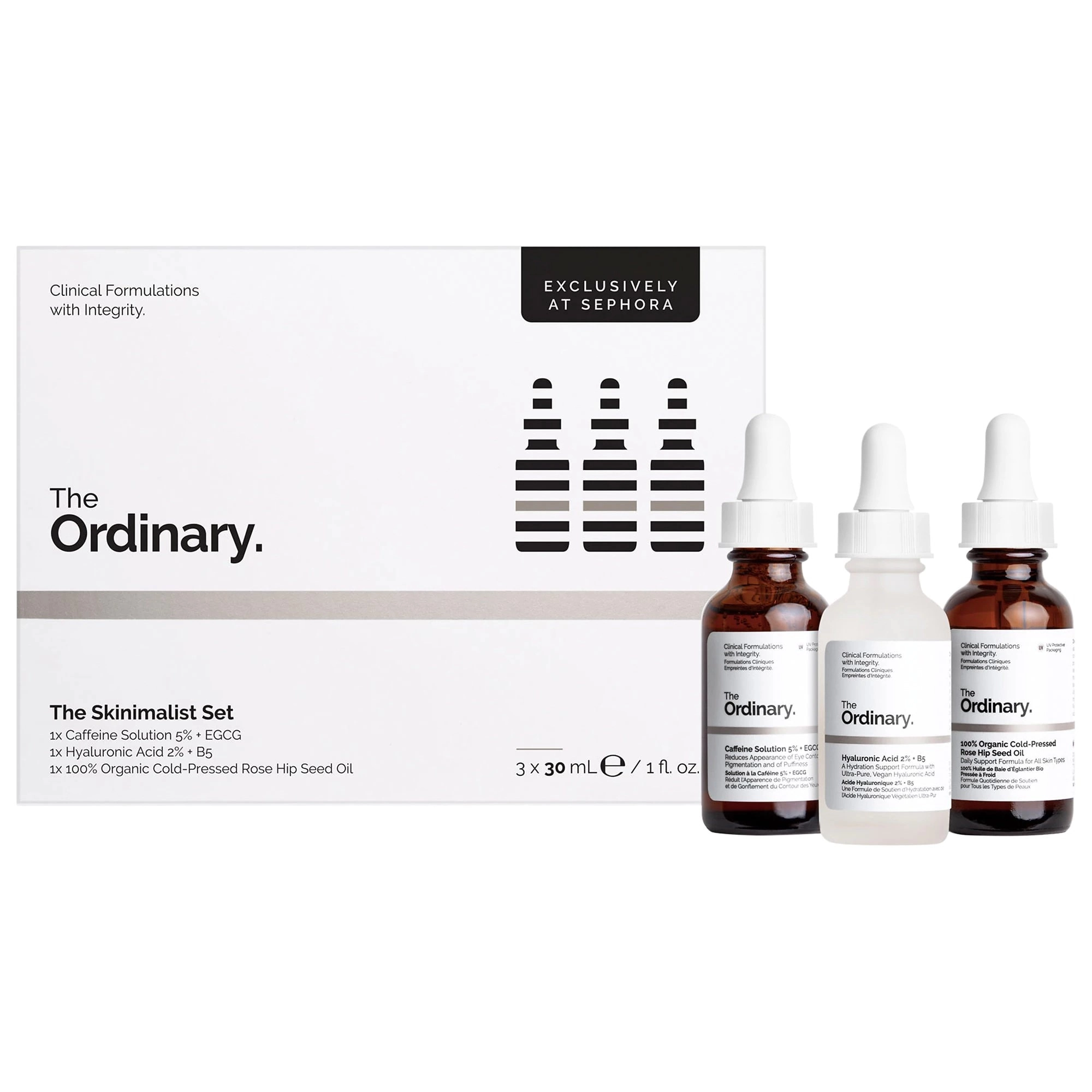 The Ordinary The Skinimalist Set - Vegan Hyaluronic Acid Dark Circles Dryness