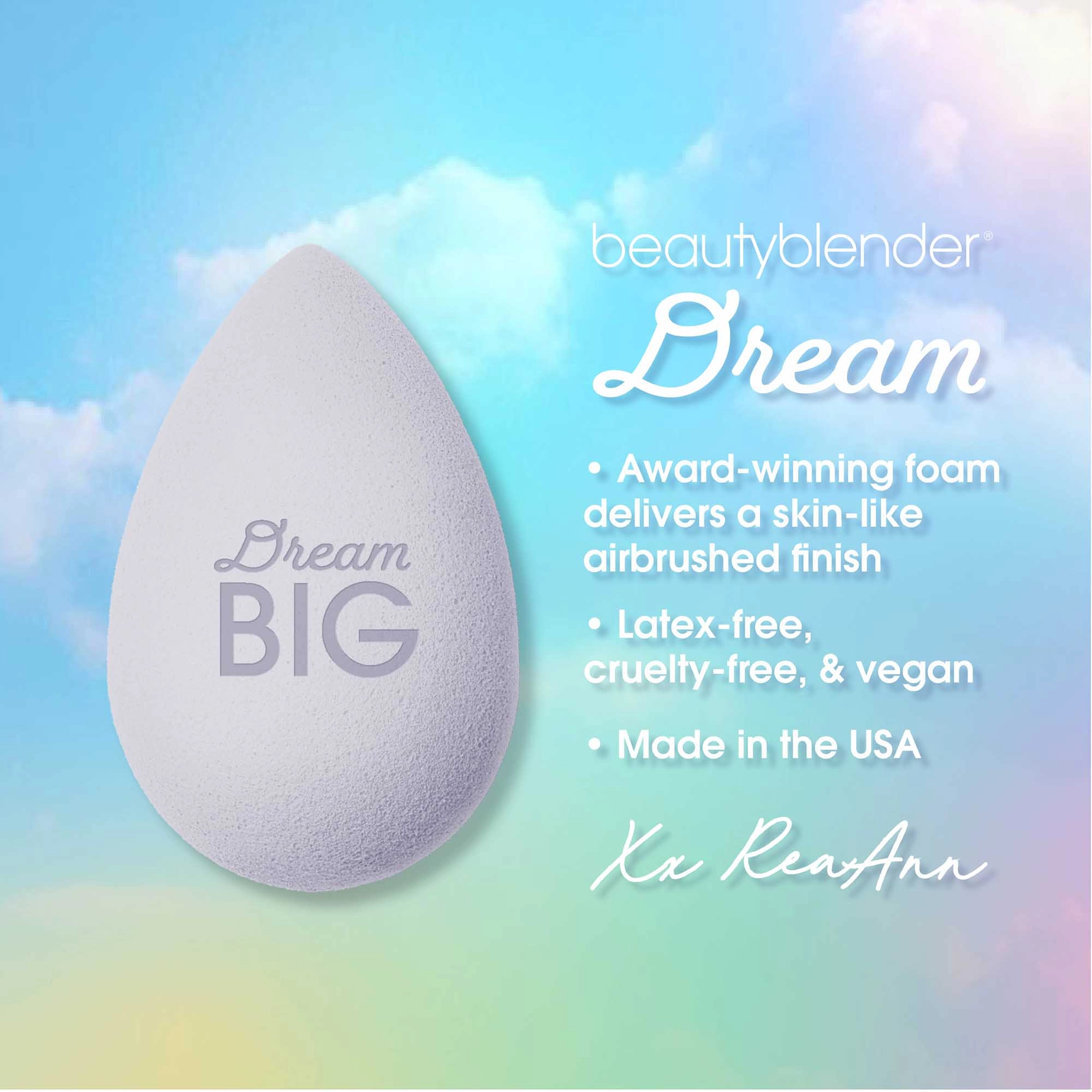 Beautyblender Dream Makeup Sponge Vegan Latex-Free Periwinkle - Image 3