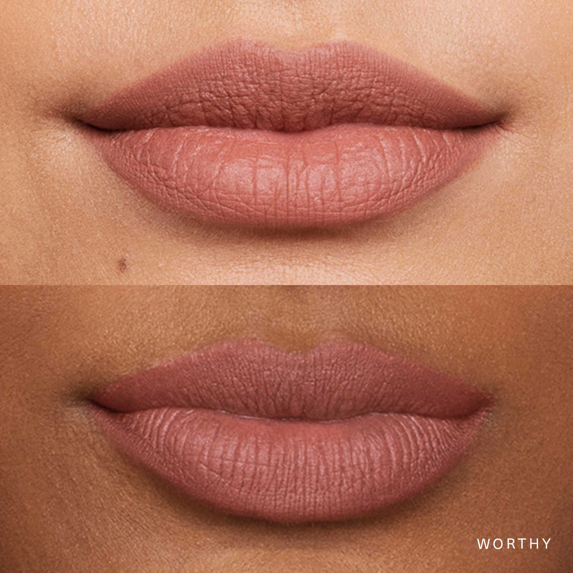 Rare Beauty by Selena Gomez Kind Words Lip Liner Color: Worthy - Muted Mauve - Image 2