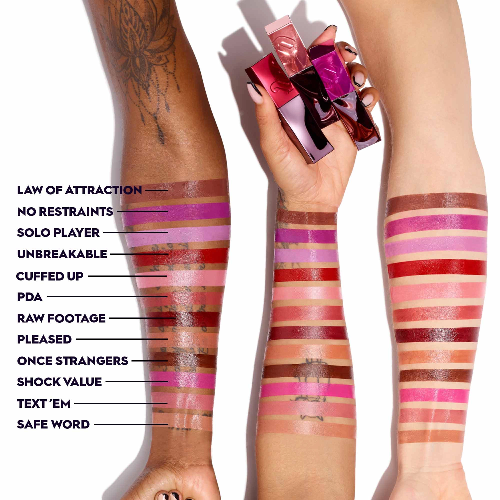 Urban Decay Vice Lip Bond Glossy Longwear Liquid Lipstick Color: Cuffed Up - Bubblegum Pink - Image 3