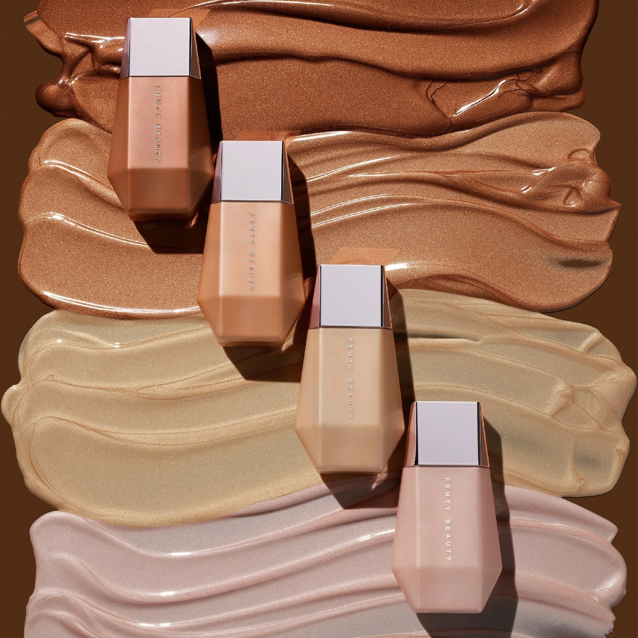 Fenty Beauty by Rihanna Eaze Drop'lit All-Over Glow Enhancer - Taffy Topaz - Image 11