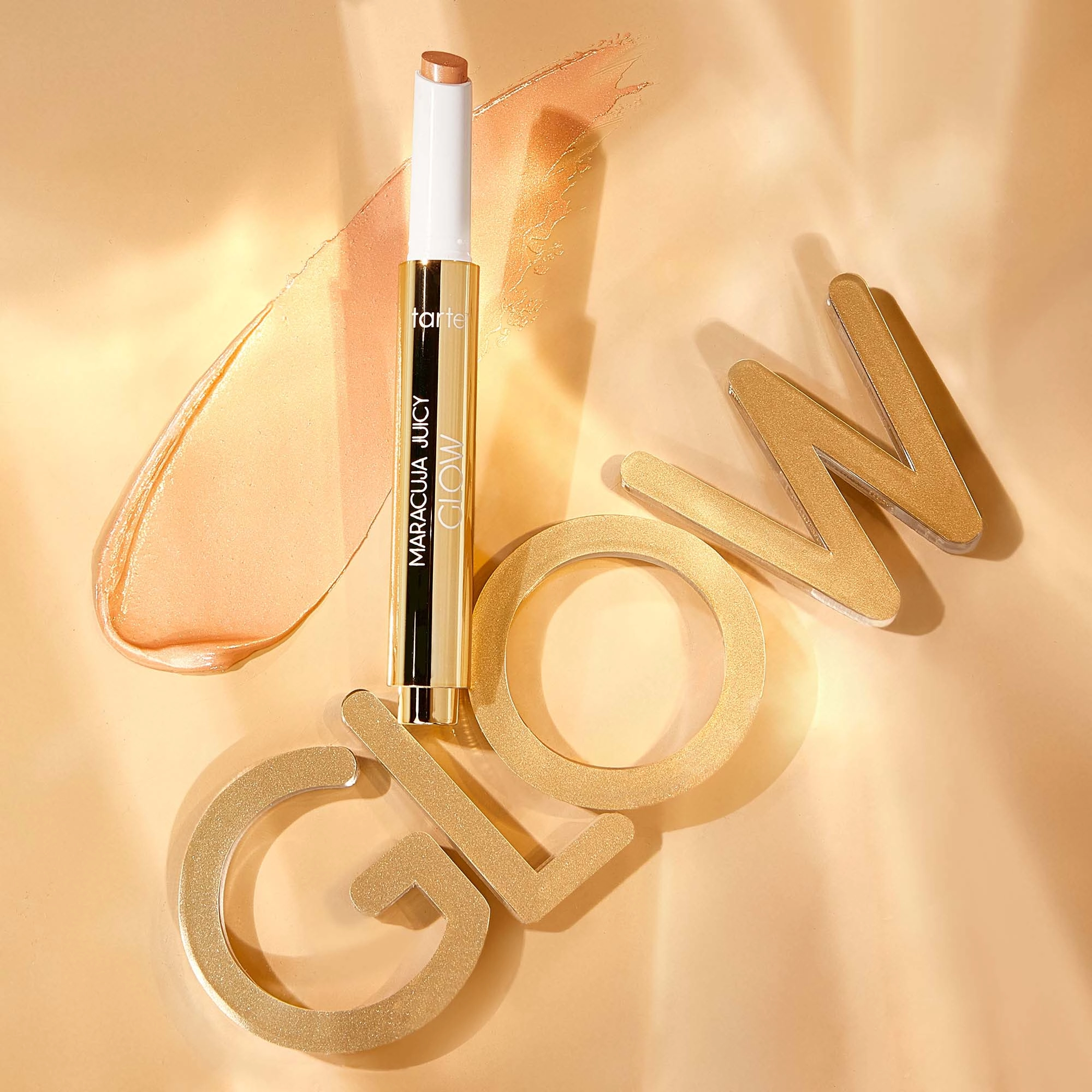 Tarte Maracuja Juicy Glow Highlighting Stick - Amber Glow, Light Coverage Stick Formula - Image 7